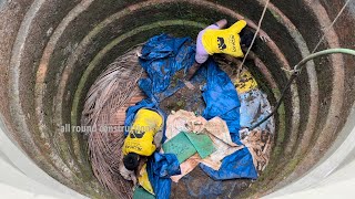 Southindian roundwell palastering/കിണറിലെ വെള്ളം കേട് വരുത്താതെ എങ്ങനെ തേക്കാം!!