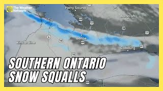 Impressive Squalls To End The Week In Southern Ontario | #forecast