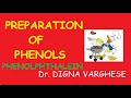 Preparation of phenols # DOW PROCESS# #RACHIG'S PROCESS# Preparation of PHENOLPHTHALEIN