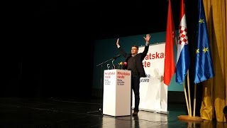 Zoran Milanović - SDP predizborni skup - Slavonski Brod / BrodPoral