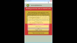Android Javascript Code Binding