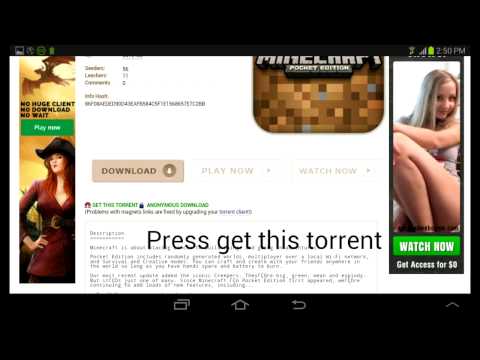 HOW TO GET MINECRAFT POCKET EDITON FOR FREE!!! HOW TO GET MINECRAFT POCKET EDITON FOR FREE!!!
