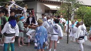 2017年　藤沢白旗神社例大祭神輿渡御（社頭発輿）