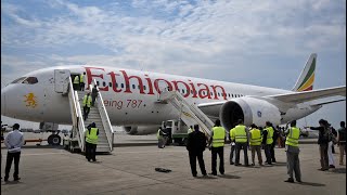 Ethiopian Airlines Boeing 787 Dreamliner Landing \u0026 Takeoff from Addis Ababa International Airport