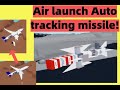 【Roblox Plane Crazy】Air-launch auto-tracking missile tutorial!