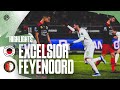 Derby in EAST ↝ points to SOUTH 💚🤍 | Highlights Excelsior - Feyenoord | Eredivisie 2023-2024