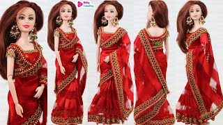 barbie wearing saree