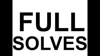 Full Solves At MIT Spring 2016!