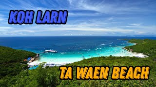 🌍 Пляж Tawaen Beach Koh Larn 2023 🌍 Пляж Таваен бич Паттайя Таиланд 2023