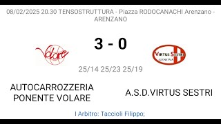 Prima Divisione 2024/25 : Volare Volley  vs Virtus Sestri