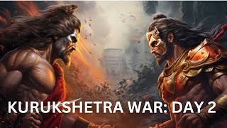 The Kurukshetra War: Day 2 of the Mahabharata Epic