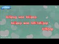 【カラオケ】lollipop 木村カエラ