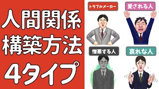 人間関係の構築方法4タイプ