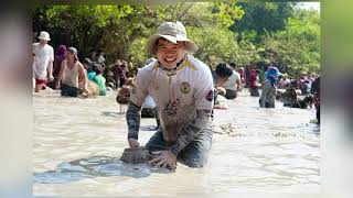 ពិធីចាប់ត្រីបែបបុរាណនៅបឹងក្រម ខេត្តត្បូងឃ្មុំ