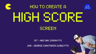 How to Create a High Score Screen or Leaderboard in Scatch