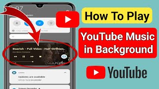 How to Play YouTube Music in Background on Mobile (2024) | How to Listen to YouTube with Screen Off