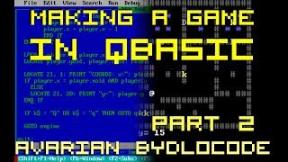Making a QBASIC "game" part 2/?