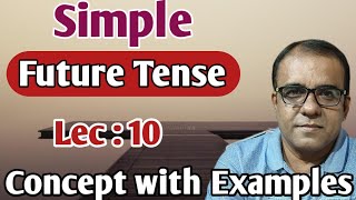 Lec : 10 | Simple Future Tense | Concept with Examples | #tense #grammar #english #learnenglish