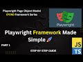 How to create a Page Object Model(POM) in Playwright Automation | For Beginners | Part 1