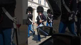 Danish military guards in Gråsten