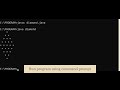 PROGRAM TO PRINT DIAMOND PATTERN USING JAVA