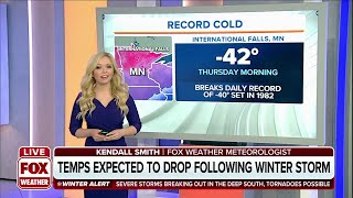 Record Daily Low Temperature Set In International Falls, MN