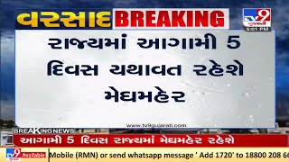 રાજયમાં આગામી 5 દિવસ યથાવત રહેશે મેઘમહર  | TV9News