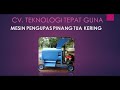 CV. TEKNOLOGI TEPAT GUNA - MESIN PENGUPAS PINANG TUA KERING