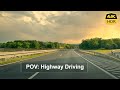 POV: 1 hour Driving in the Highway, Hungary [4K HDR 60fps] on Wheels