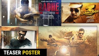 Dabangg 3 Motion Poster | Salman Khan ANNOUNCES Radhe: Your Most Wanted Bhai | Prabhu Deva
