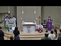 2022年03月02日　ash wednesday　灰の水曜日　english mass　英語ミサ　（第二朗読中国語、説教日本語あり、2nd reading is chinese）　19 30～