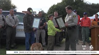 Lompoc family awarded highest civilian honor for locating missing man with dementia