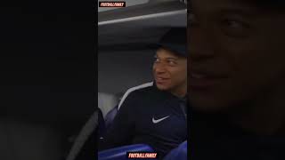 Kylian Mbappé Funny Moments inside private Jet 😂 #kylianmbappé #viral
