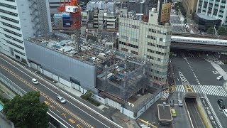 【ヒューリックスクエア東京（HULIC SQUARE TOKYO）】ヒューリック有楽町2丁目開発計画（ニュートーキョービル跡地）の建設状況（2017年8月13日）