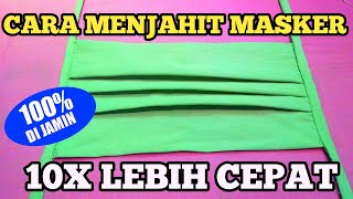 CARA MENJAHIT MASKER KAIN-SUPER CEPAT, CARA MEMBUAT MASKER KAIN, #maskerkain #masker #maskerperca