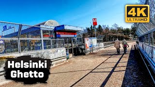 How do immigrants, alcoholics and pensioners live in Helsinki? 🇫🇮 Kontula, Helsinki, Finland 4K