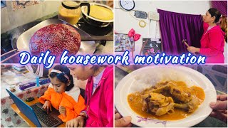 Daily Housework Motivation | Changed Bedroom setting | Cooked Delicious Bengali Recipes #dailyvlogs