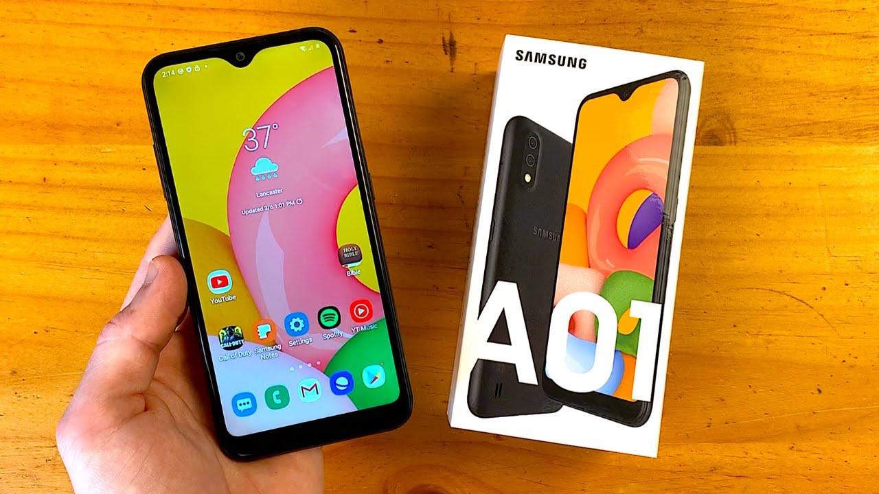 Samsung Galaxy A01 Unboxing First Impressions Youtube