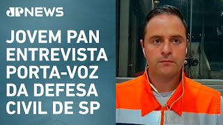 Capitão Roberto Farina fala sobre alerta para alagamentos em São Paulo por causa dos temporais