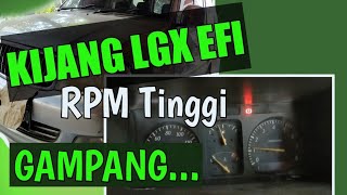 Kijang kapsul lgx EFI 2003 RPM ga mau turun...ternyata solusinya gampang..