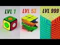 Rubik’s Cubes From Level 1 To Level 1000