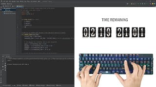 Countdown Timer with Python - ASMR Programming - No Talking
