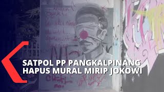 Dinilai Langgar Perda Keindahan Kota, Mural Mirip Presiden Jokowi Dihapus Satpol PP