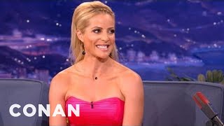 Jockey Chantal Sutherland Gets Naked In The Garage After Work | CONAN on TBS