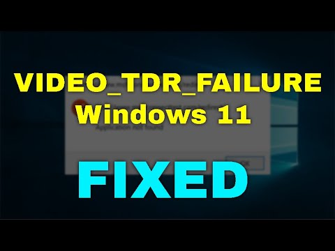 Исправить сбой видео tdr в Windows 11 — исправление nvlddmkm sys