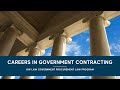 Careers in Government Contracting