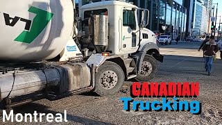 CANADIAN TRUCKING IN MONTREAL QUEBEC JANUARY 2025 PART 3 END