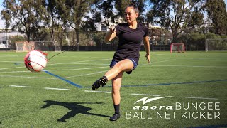 Improve Soccer Touches with the AGORA Bungee Ball Trainer Net Kicker