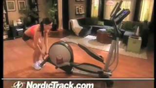 Workout with the Nordic Track Space Saver Elliptical - Video