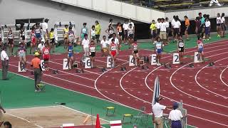 兵庫県中学校陸上新人大会　１年女子１００M予選６組　２０１９年９月２９日　ユニバー記念競技場